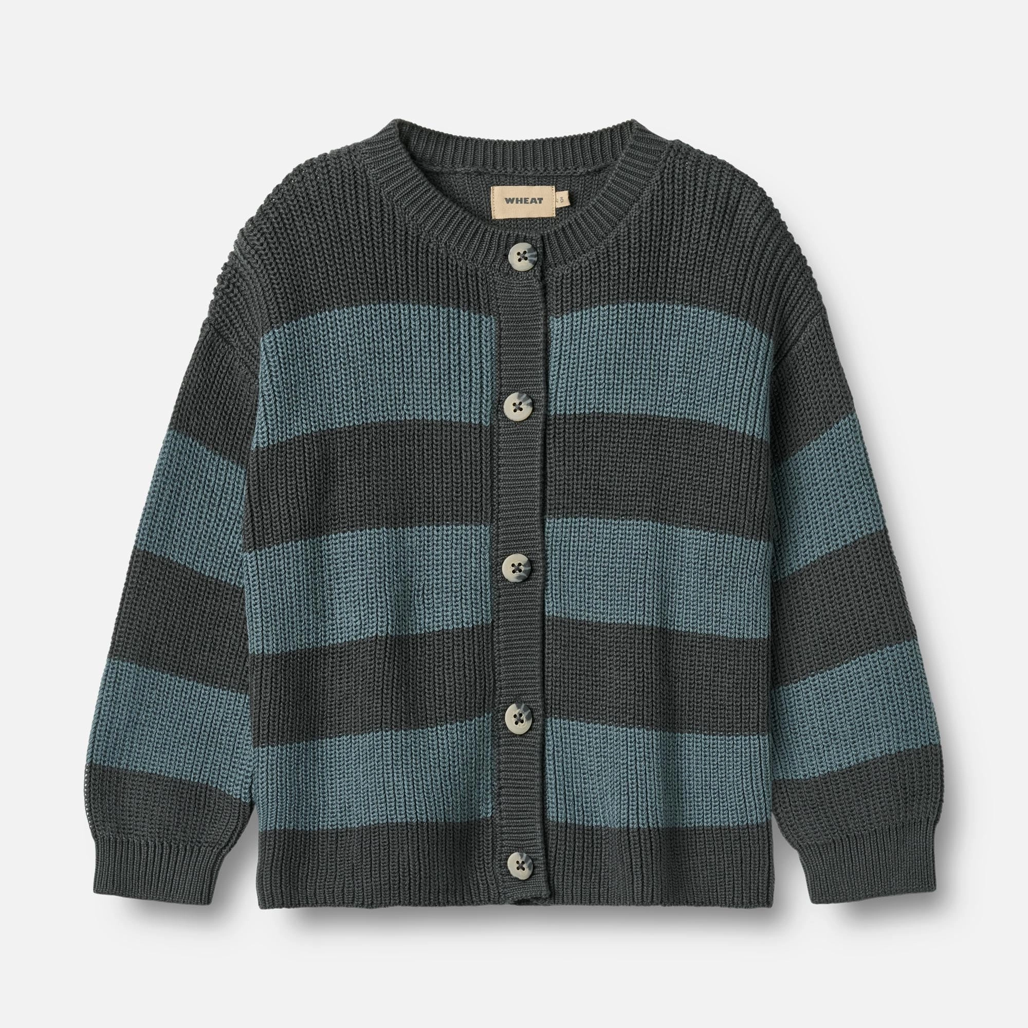 Stylish Choice City Layer Knit Cardigan Noor - stormy weather stripe