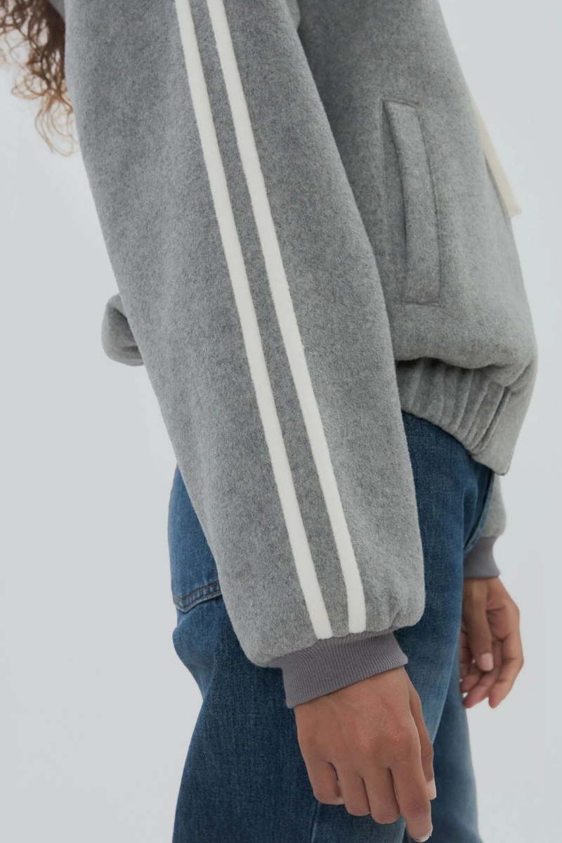 Simple Knit Boyfriend Zip
