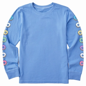 Affordable Fashion Kids Donuts Long Sleeve Crusher Tee