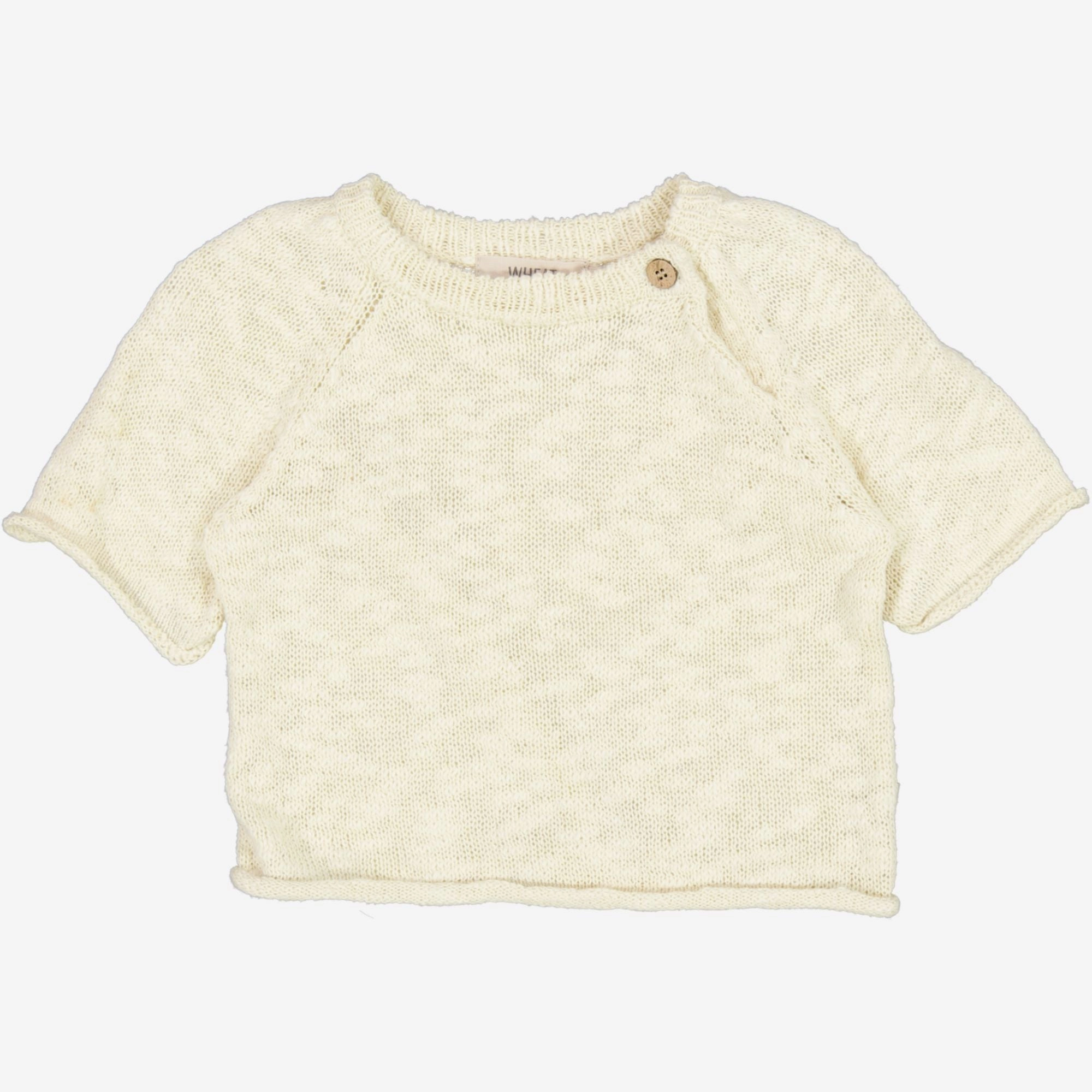 Knit Pullover Vilna | Baby - eggshell Shrinkage Control Treatment