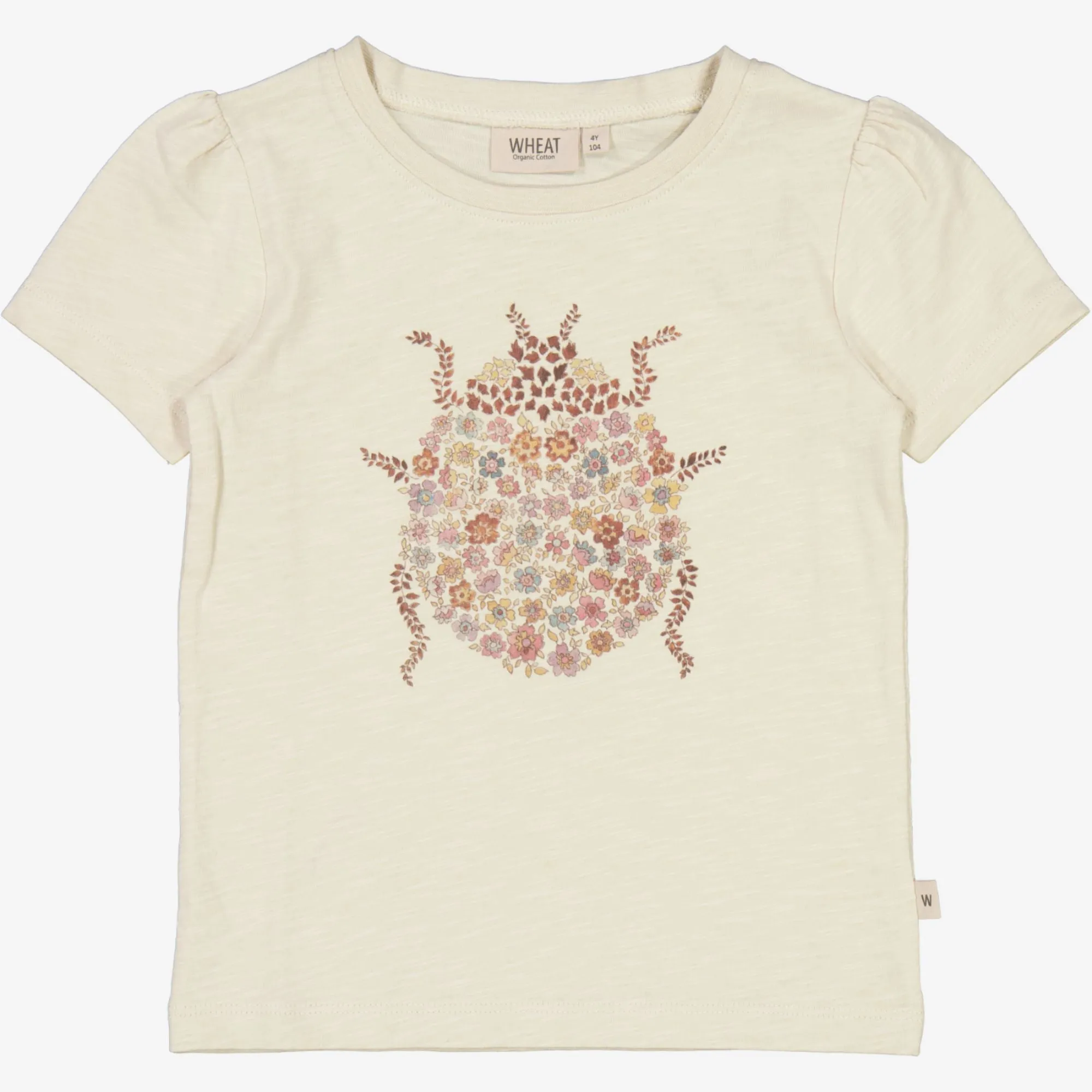 Casual Essential T-Shirt Ladybug Flower - chalk