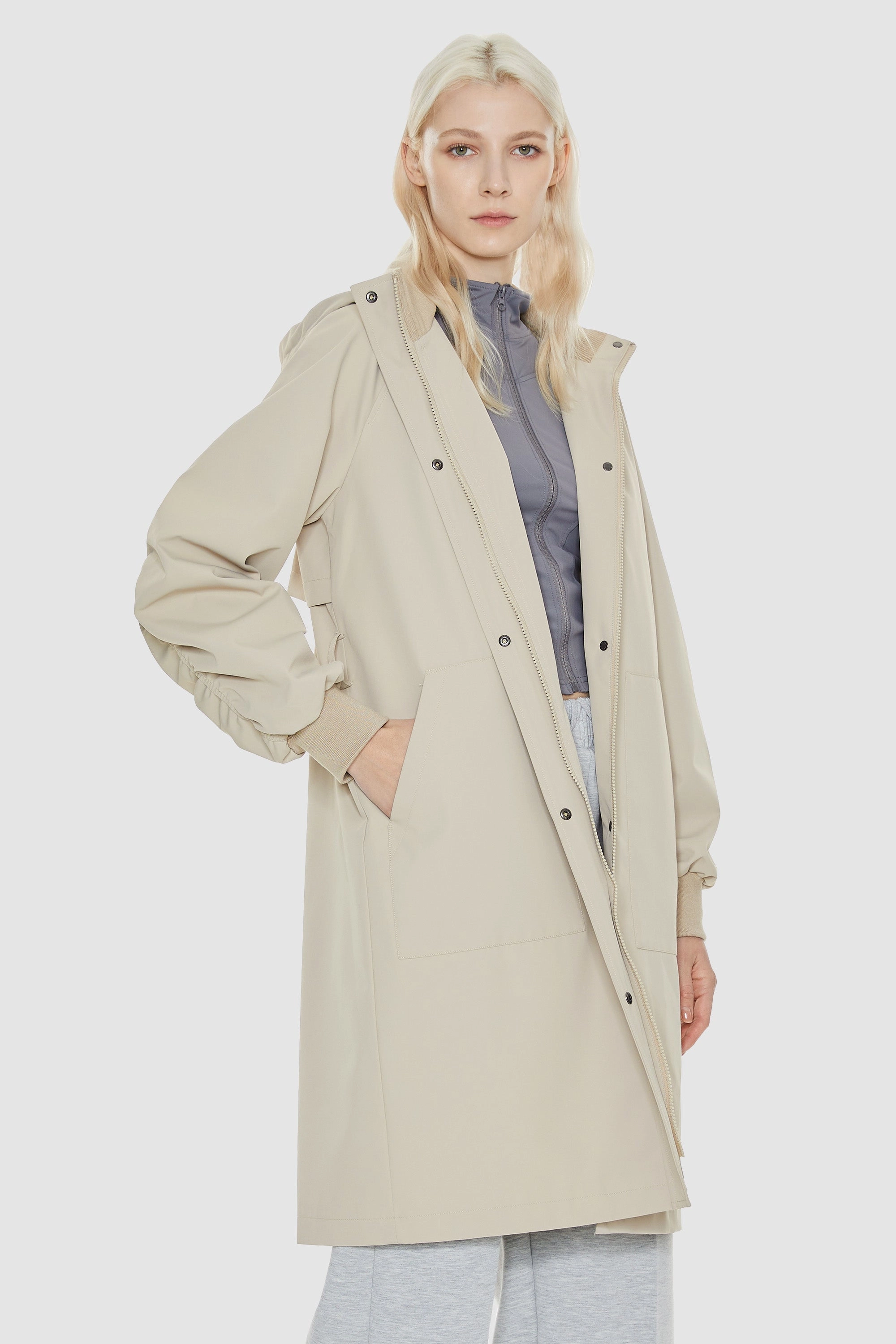 Hooded Belted Trench Project