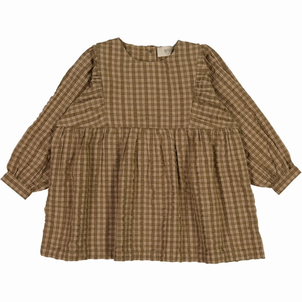 Dress Julie - pine check Mom Chic Low Key
