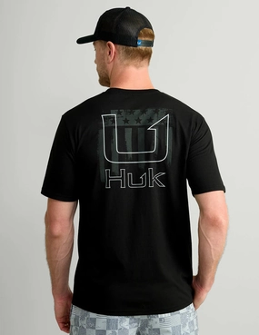 Huk Salute SS Tee Matte Look UV Protective Fabric