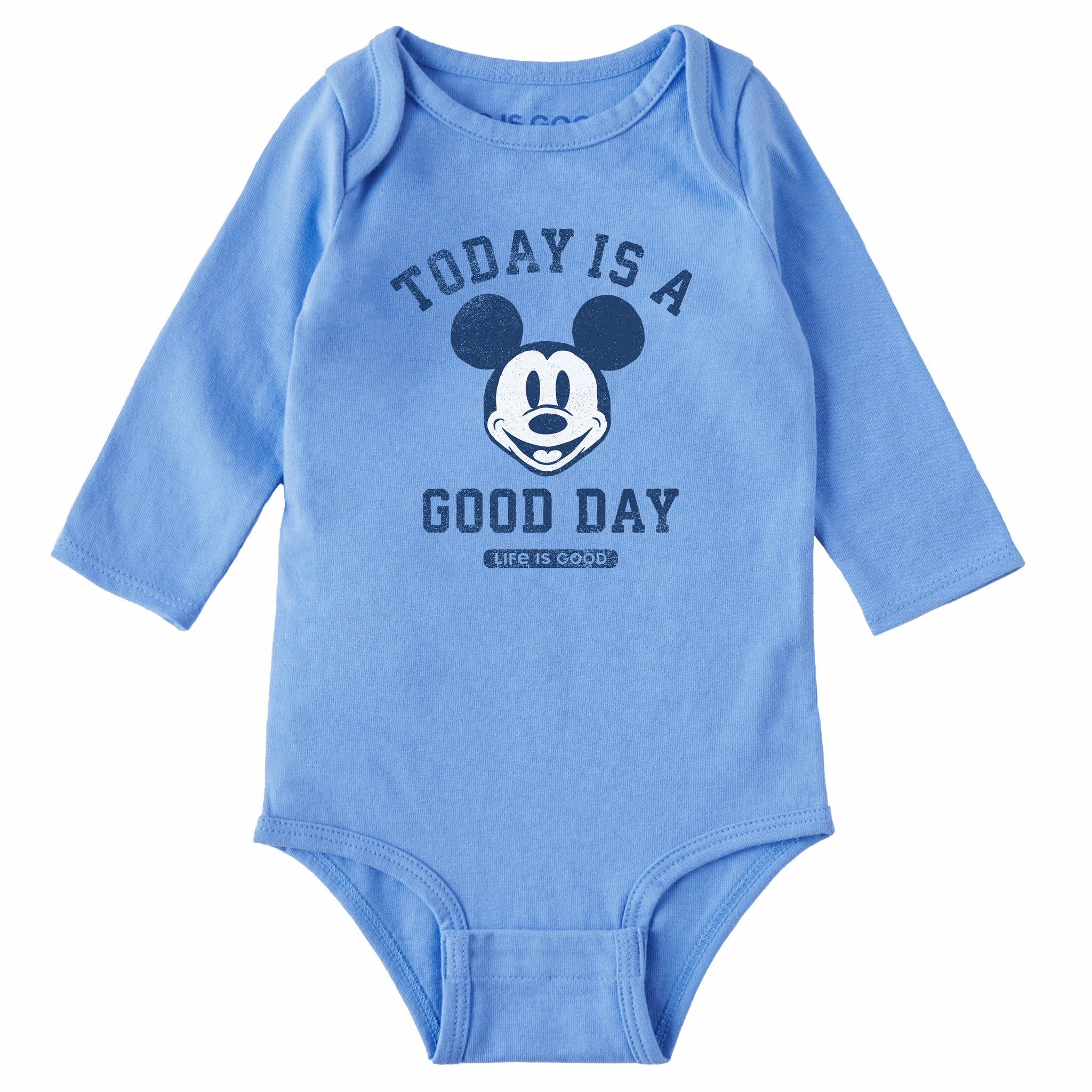 Infant Steamboat Willie Good Day Long Sleeve Crusher Baby Bodysuit Cool Vibes Chilly Comfort Wear