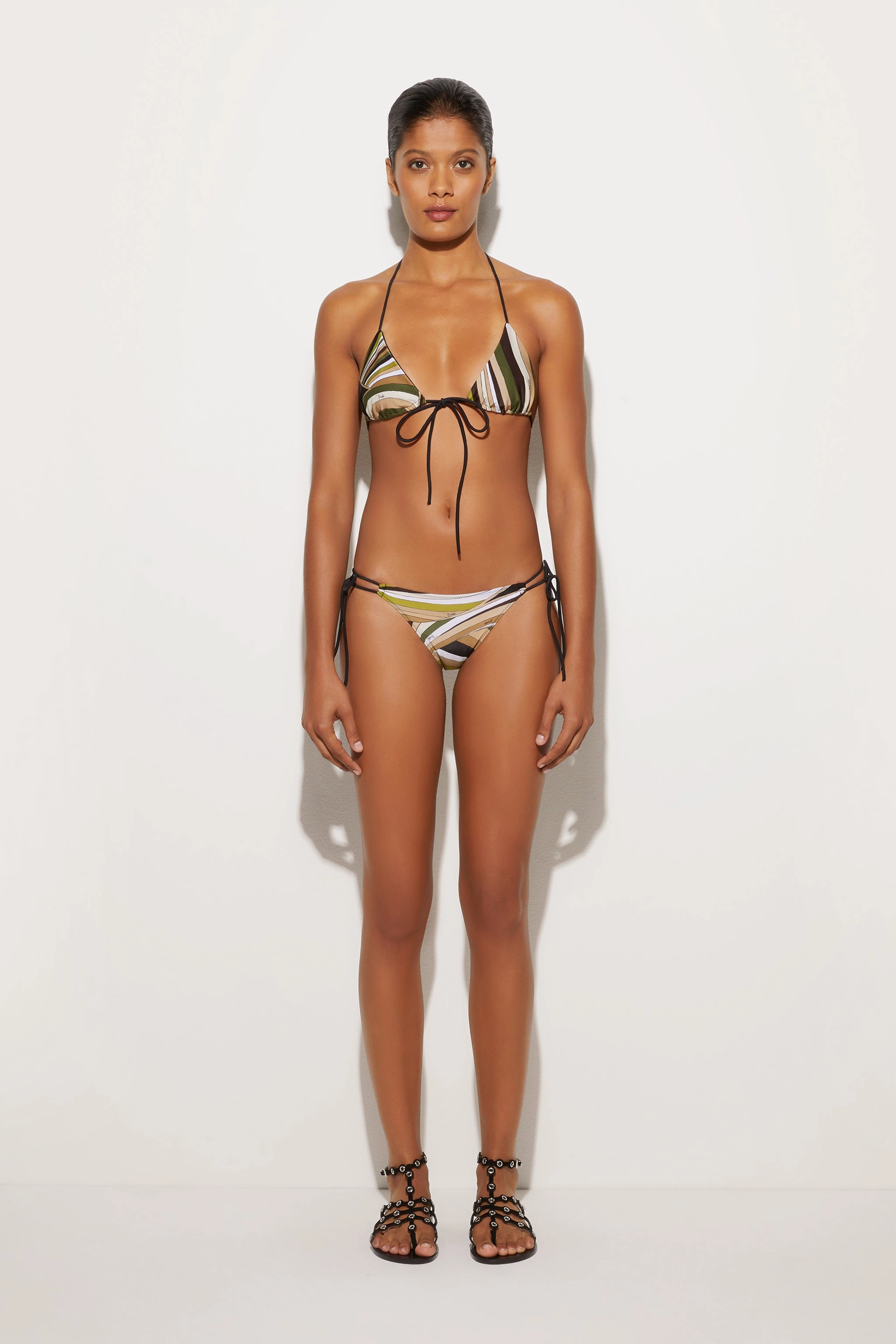 animal-print Iride Print Adjustable Bikini Bra