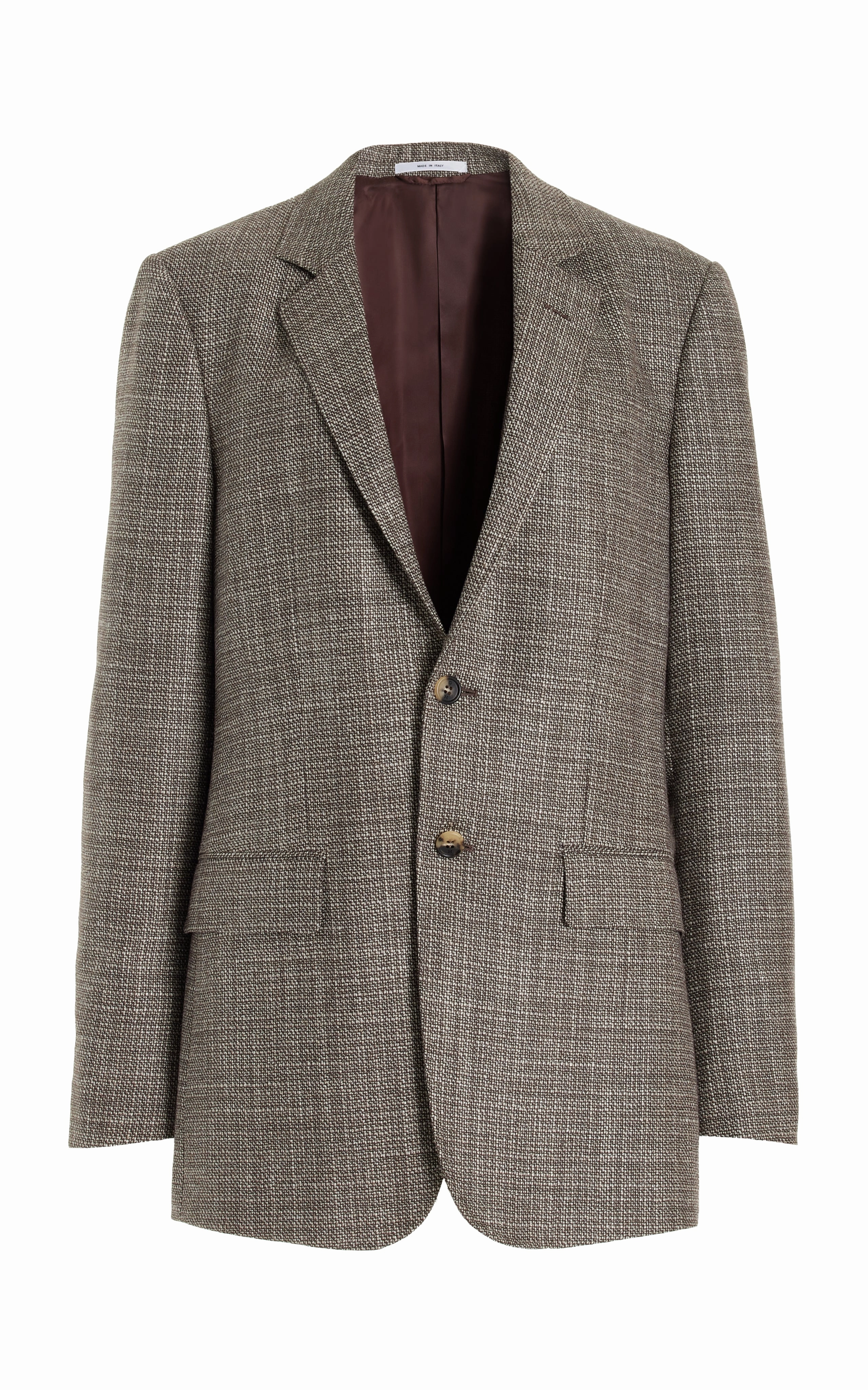Irving Jacket in Chocolate Virgin Wool Tweed Esteem Protective Gear