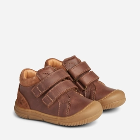 Ivan Double Velcro | Baby - cognac Mesh Lining Breathable Ventilation