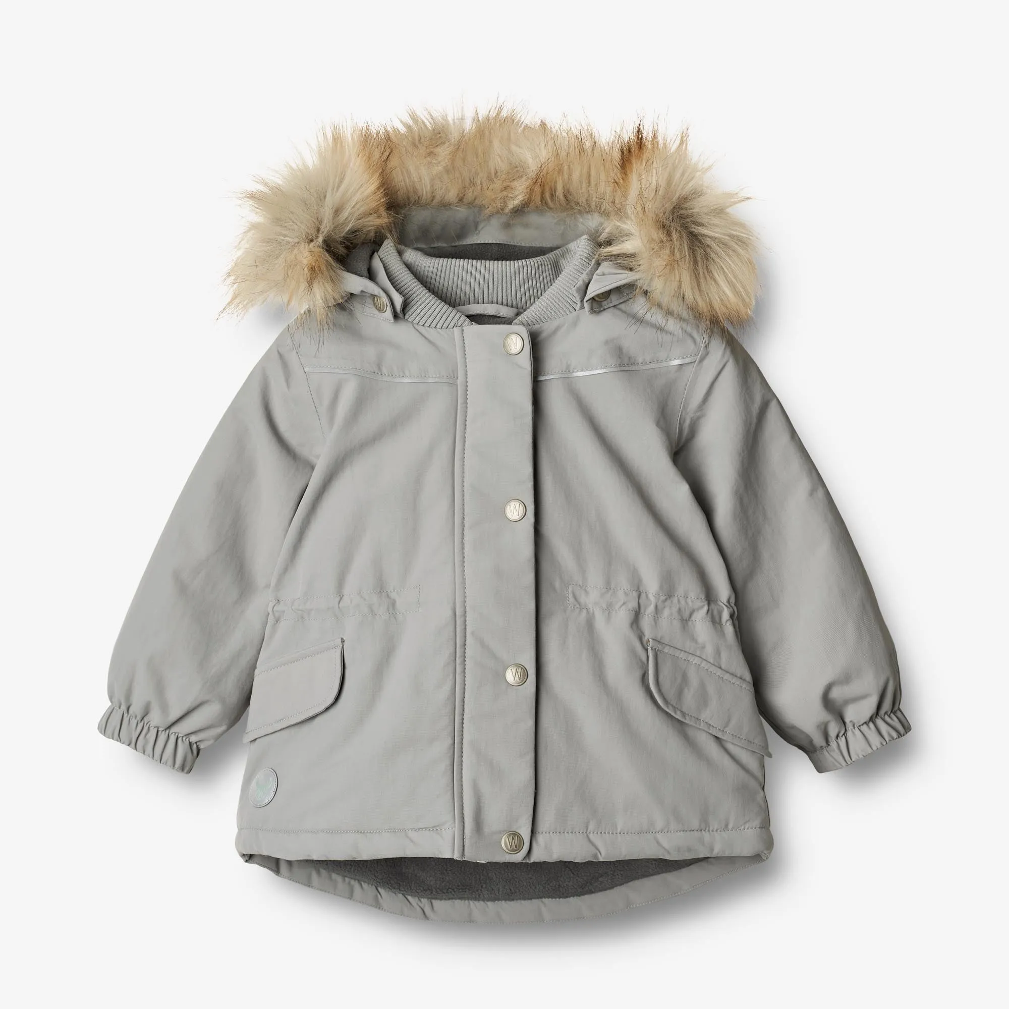 Jacket Mathilde Tech | Baby - rainy blue Hidden Zipper Easy Care Finish
