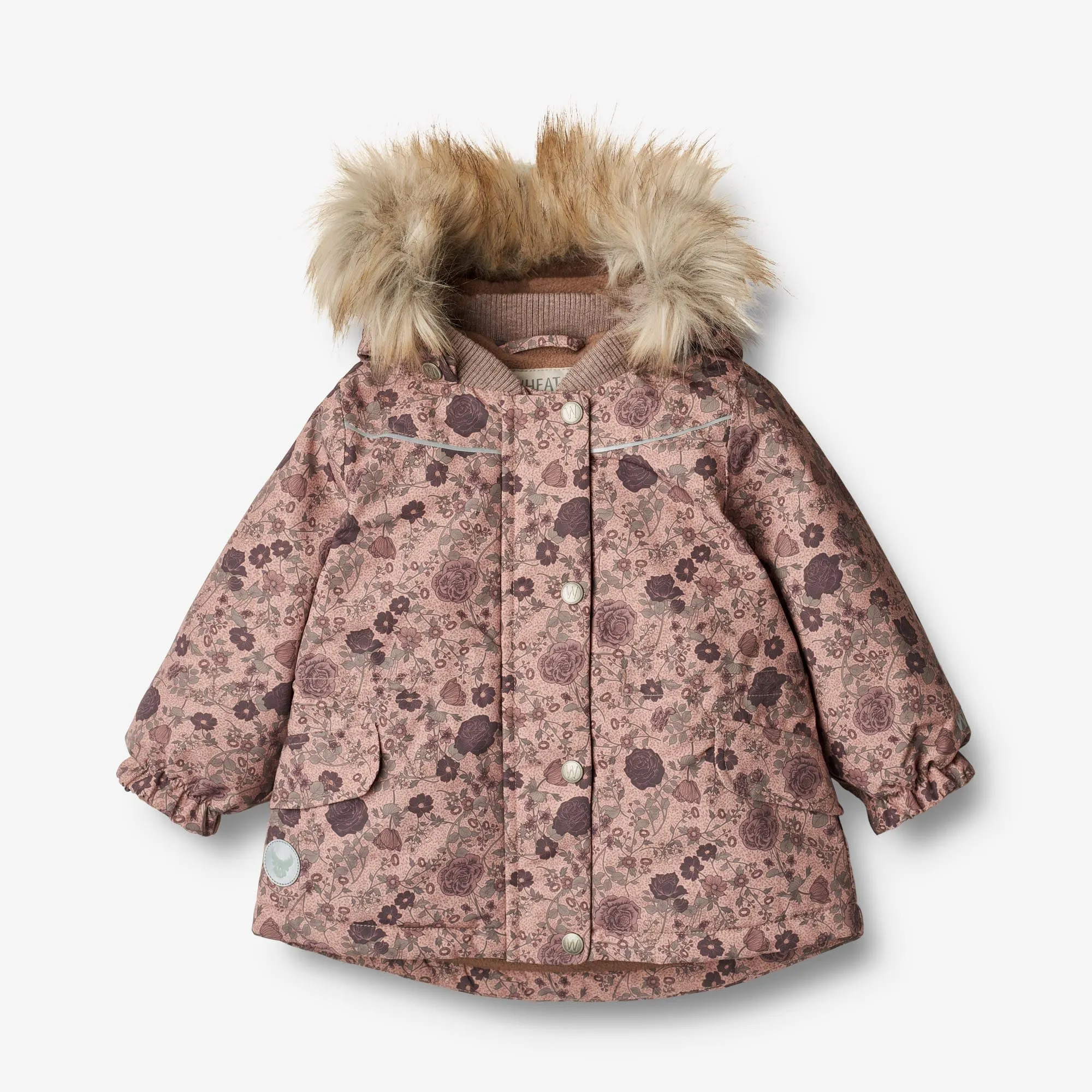 Jacket Mathilde Tech | Baby - rose dawn flowers ScratchResistant Zippers