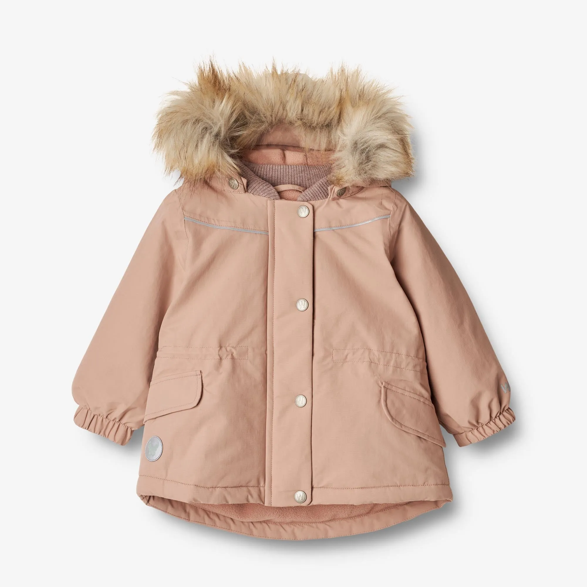 Anti Static Weave Modular Design Jacket Mathilde Tech | Baby - rose dawn