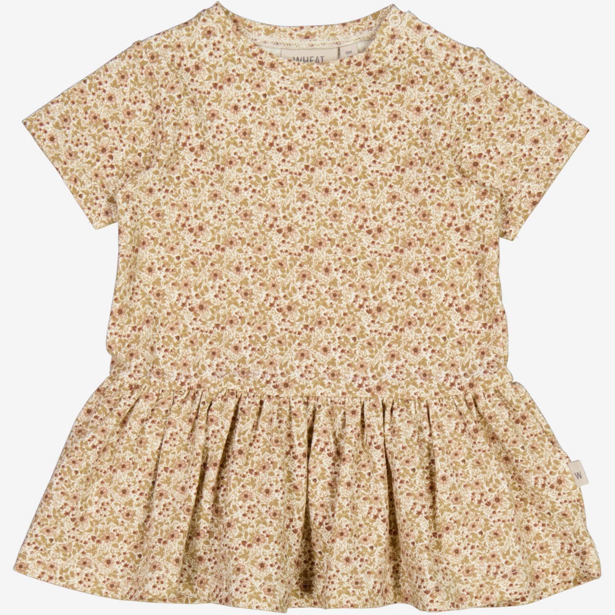 Jersey Dress Birthe | Baby - eggshell flowers Minimal Design