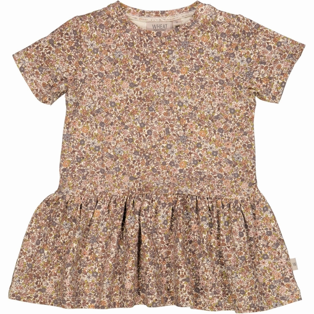 Jersey Dress Birthe - flower meadow Style Option