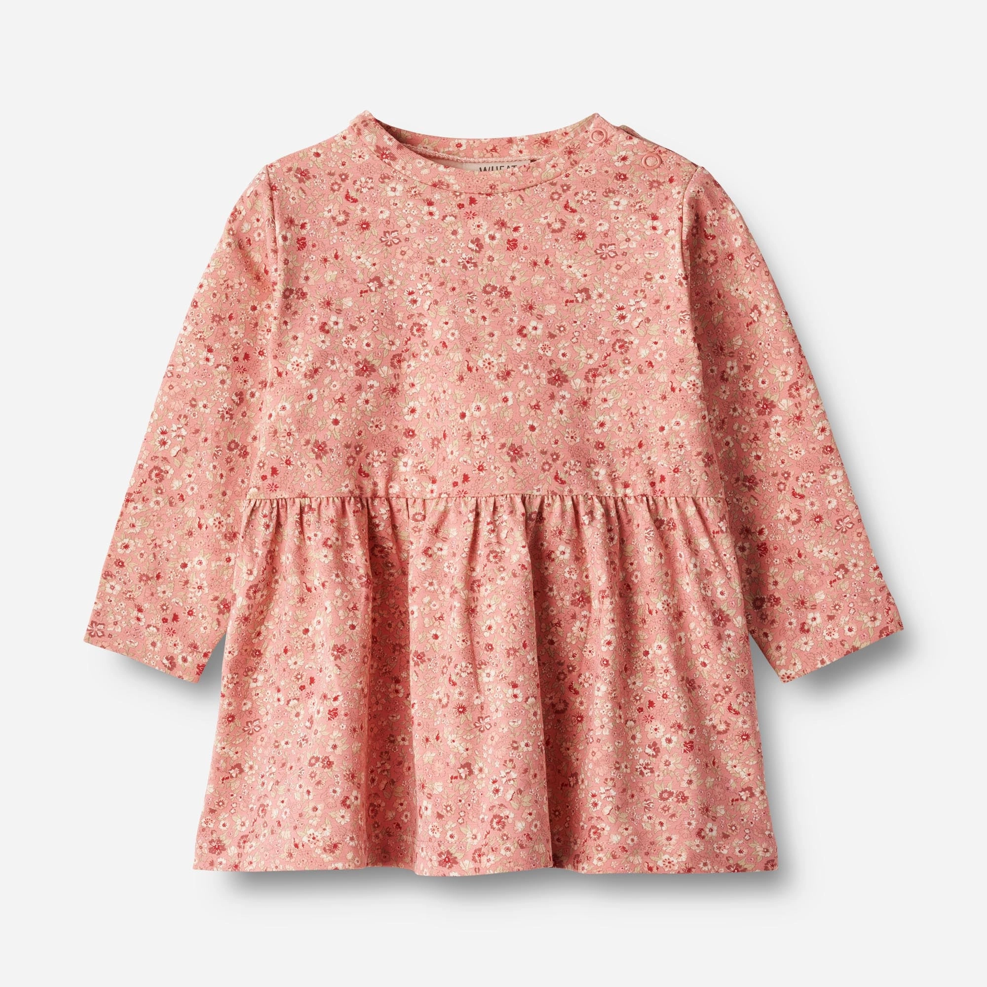 Jersey Dress L/S Sessa - rosette flowers ComfortFitDesign Sharp Finish