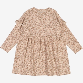 Jersey Dress Lilja - pale lilac flowers Sleek Tone