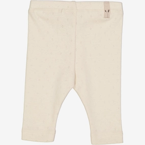 Jersey Leggings | Baby - eggshell Rib Knit Unisex Style Eco Friendly Fitness Lover