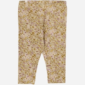 Body Wrap Jersey Leggings | Baby - fossil flowers