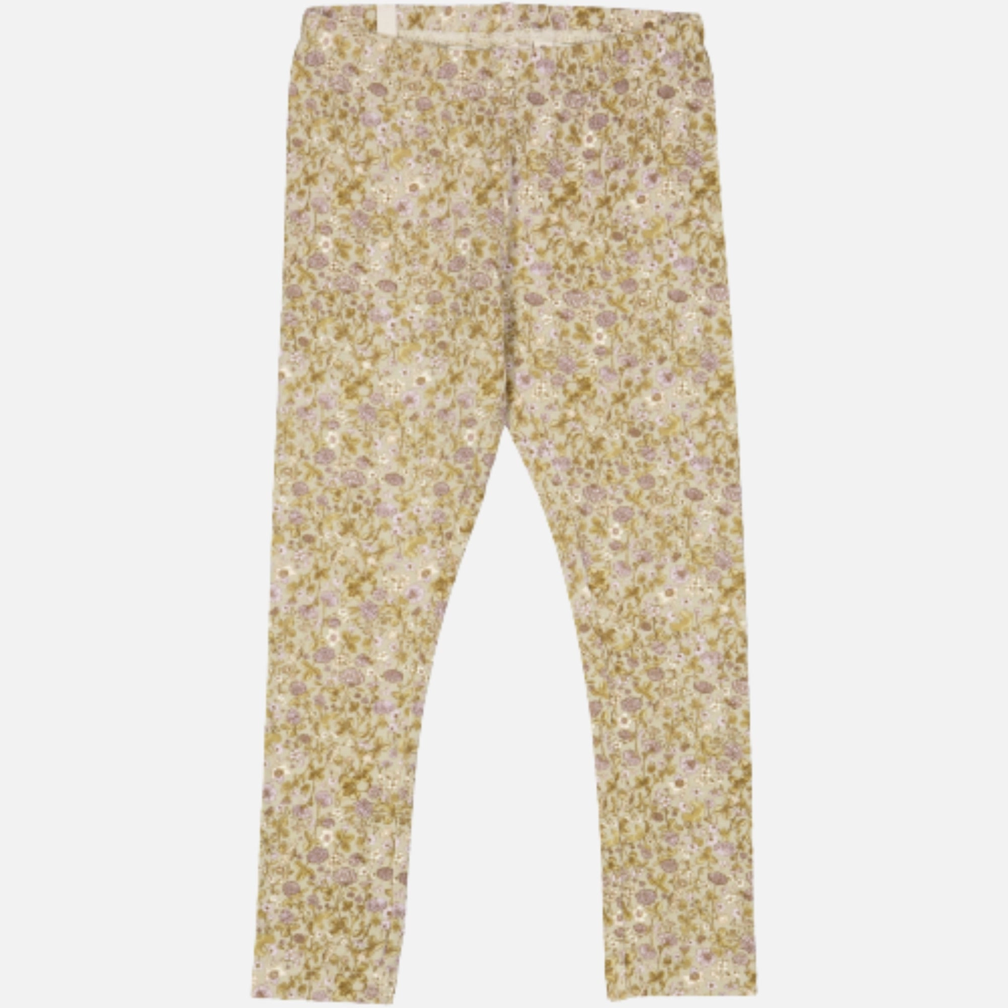 Jersey Leggings - fossil flowers Stretch Power Casual Fit Wear