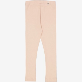 Simple Line Jersey Leggings - rose dust