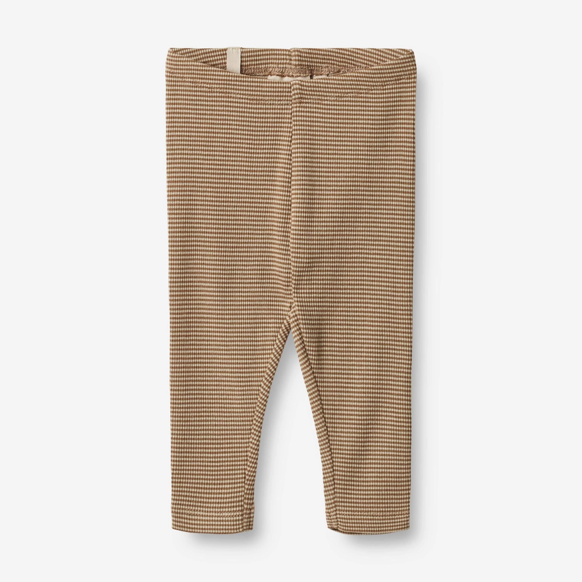 Ultra light Functional Fit Jersey Leggings Jules | Baby - beige rib stripe