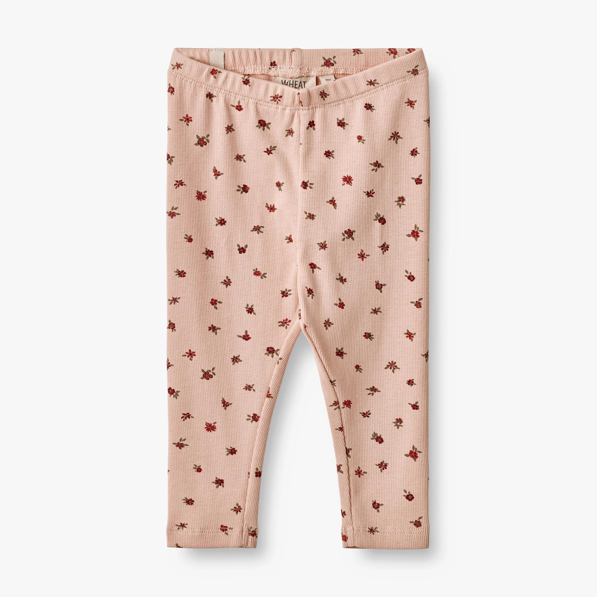 Jersey Leggings Jules | Baby - pink sand flowers Body Shaping Morning Stretch Power Mesh