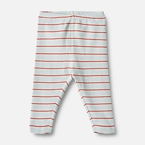 Jersey Pants Silas - light blue stripe Active Movement Ultra Light Casual Day
