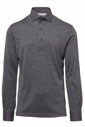 Breathable Airflow Channels Casual Elegance Jersey Polo Shirt