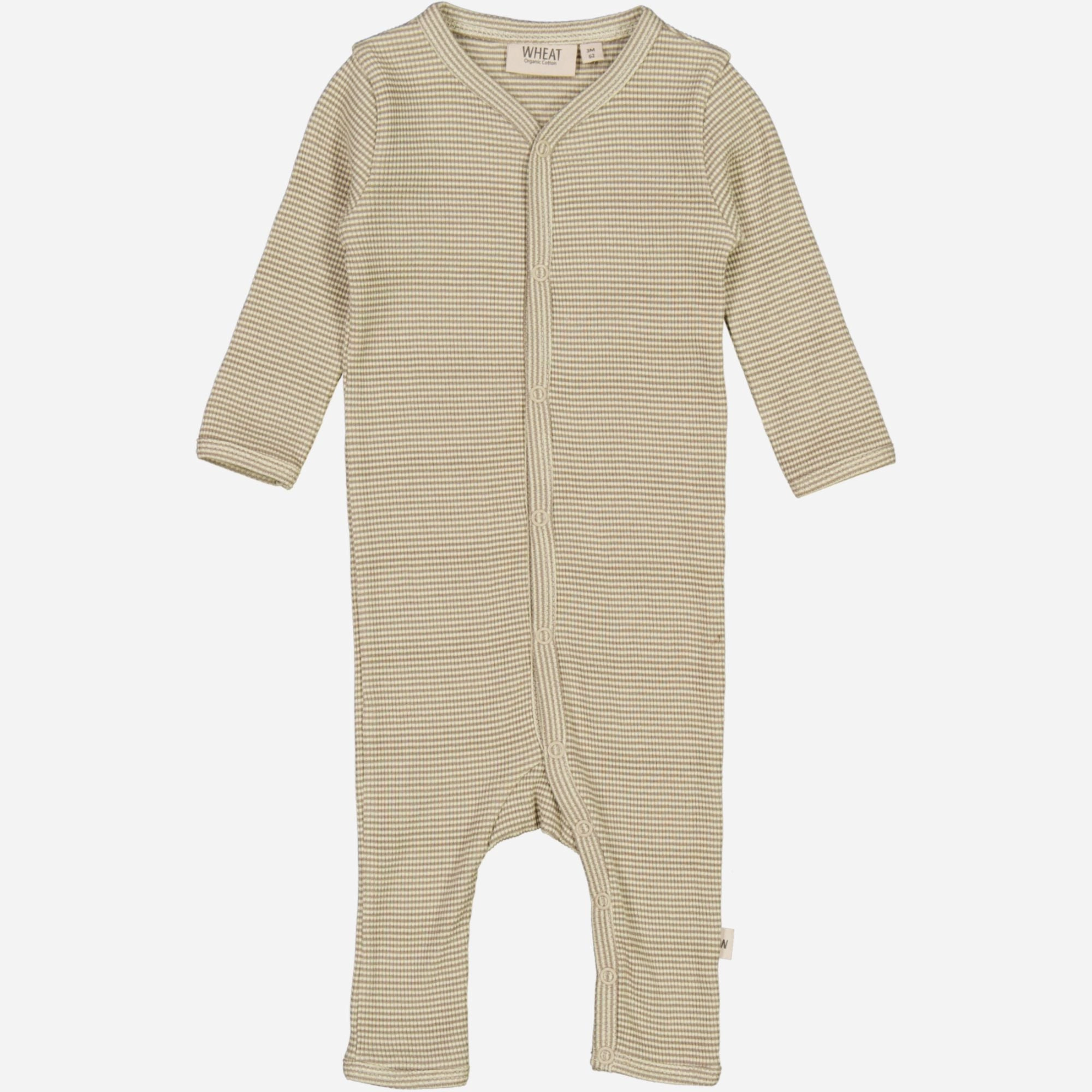Cool Trendy Urban Elegant Jumpsuit Dusty - warm stone stripe