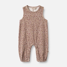 Jumpsuit Joey | Baby - grey rose flowers Luxury Music Running Beach