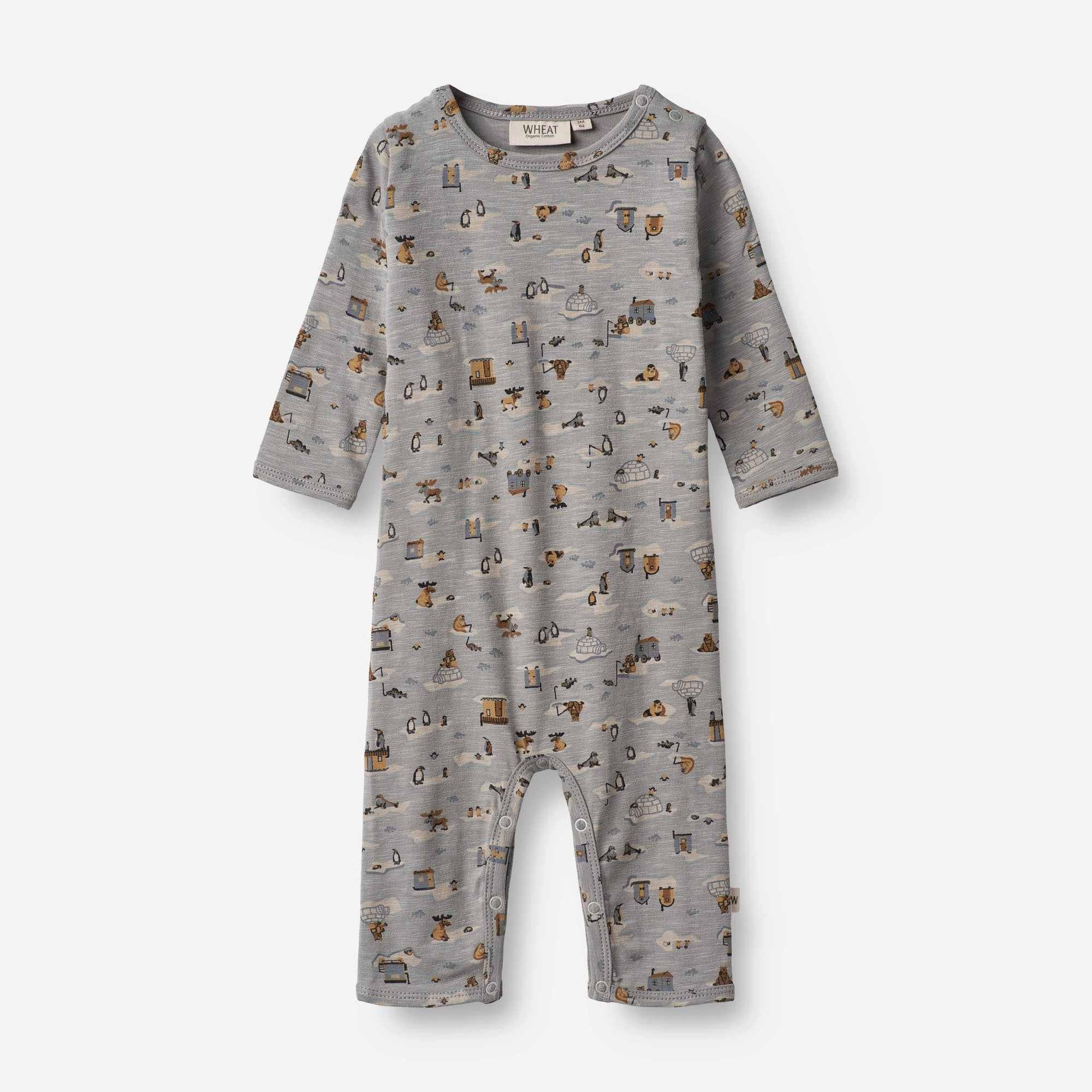 Loose Friends Jumpsuit Theis | Baby - winter sky fishing