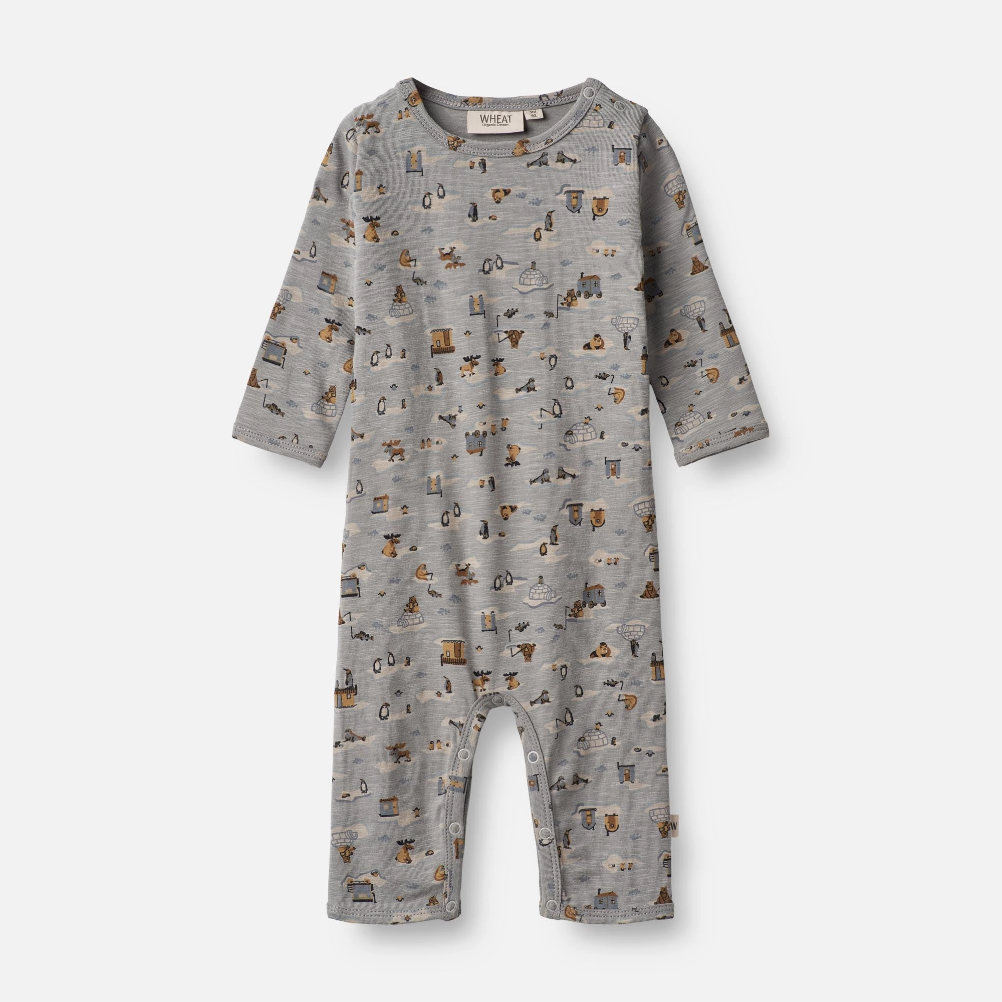 Unique Clean Jumpsuit Theis | Baby - winter sky fishing