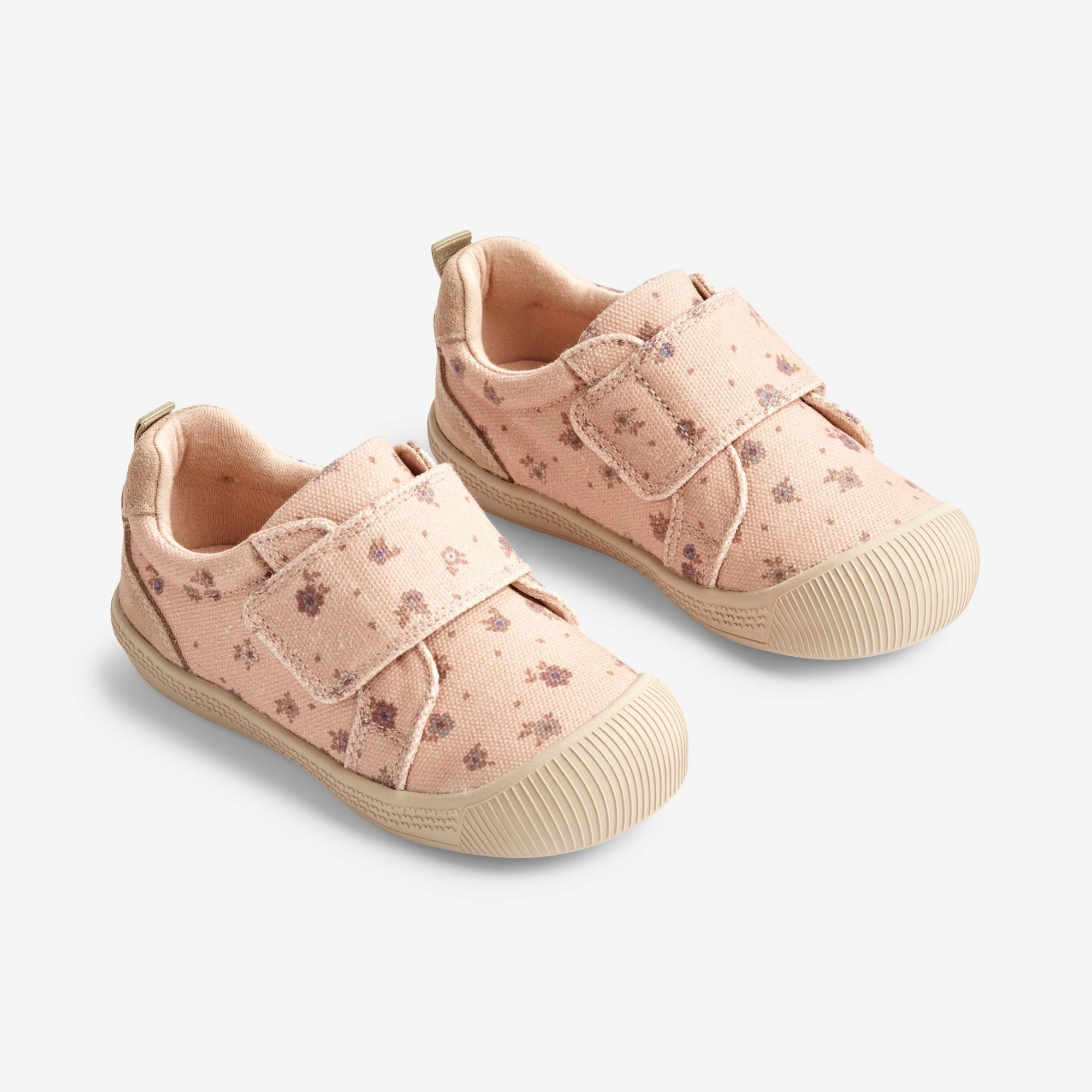 Outdoor Use easy move Kei Canvas Velcro | Baby - rose beige flowers