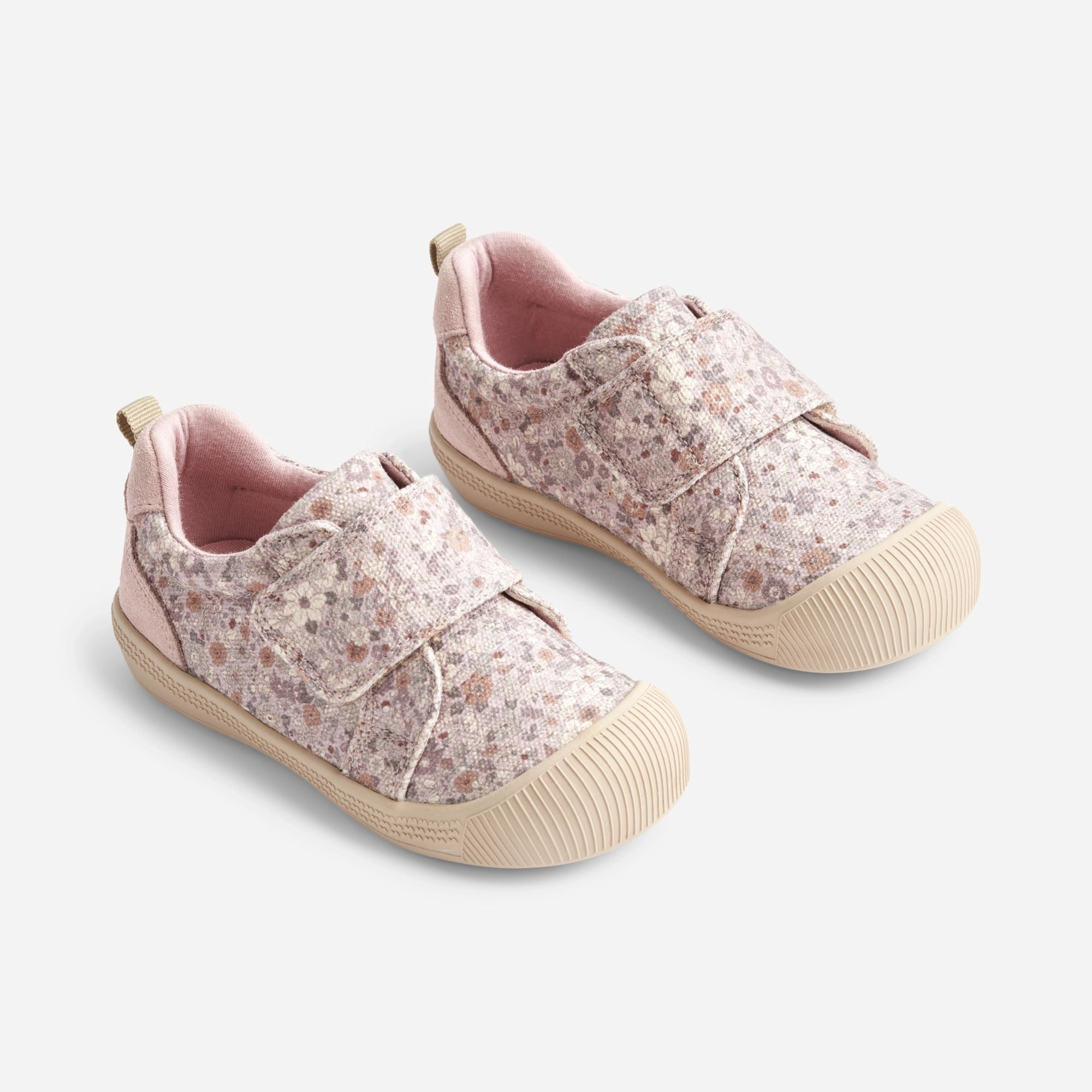 Supportive Design Light Fest Kei Canvas Velcro | Baby - soft lilac flowers