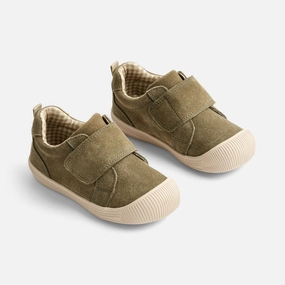 Kei Velcro | Baby - dark green River Step Relaxed Style