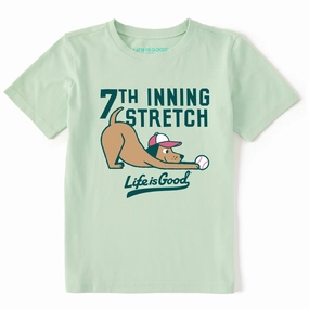 Kids 7th Inning Stretch Short Sleeve Crusher Tee ZeroWaste Production