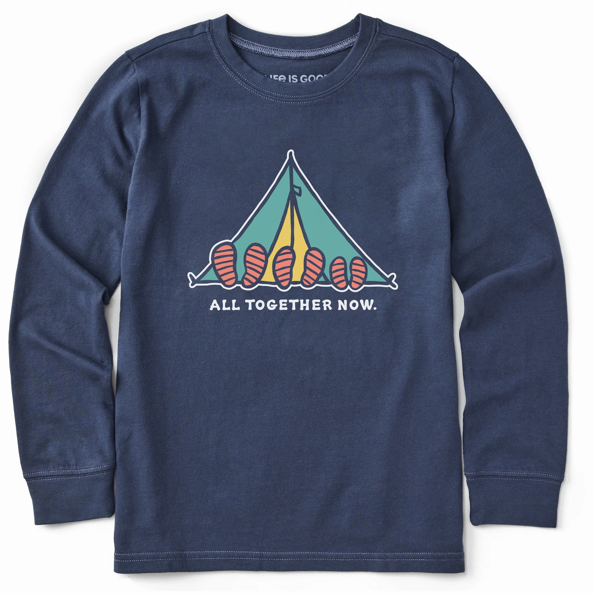 thermal Kids All Together Tent Long Sleeve Crusher Tee