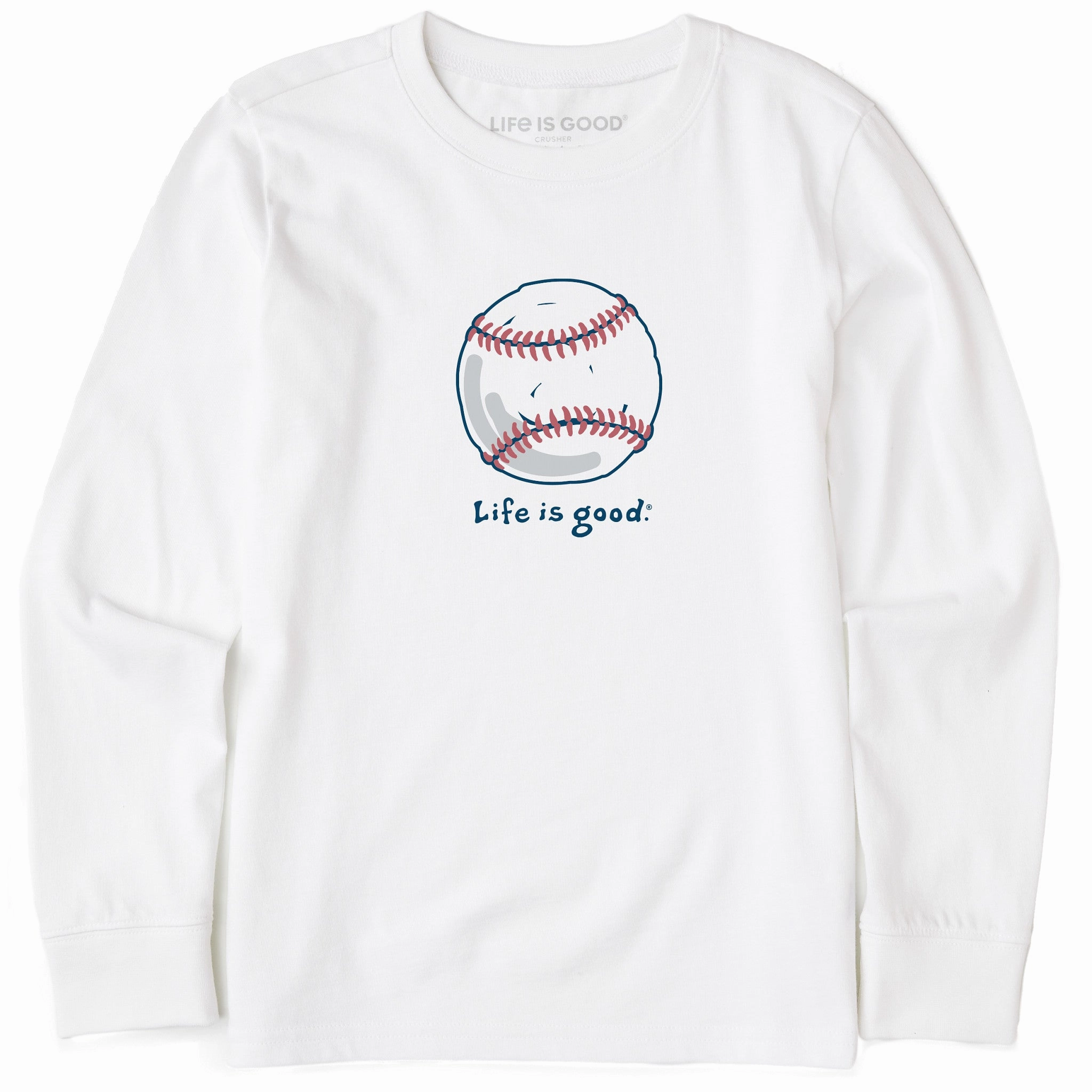 Breathable Performance Kids Baseball Long Sleeve Crusher Tee