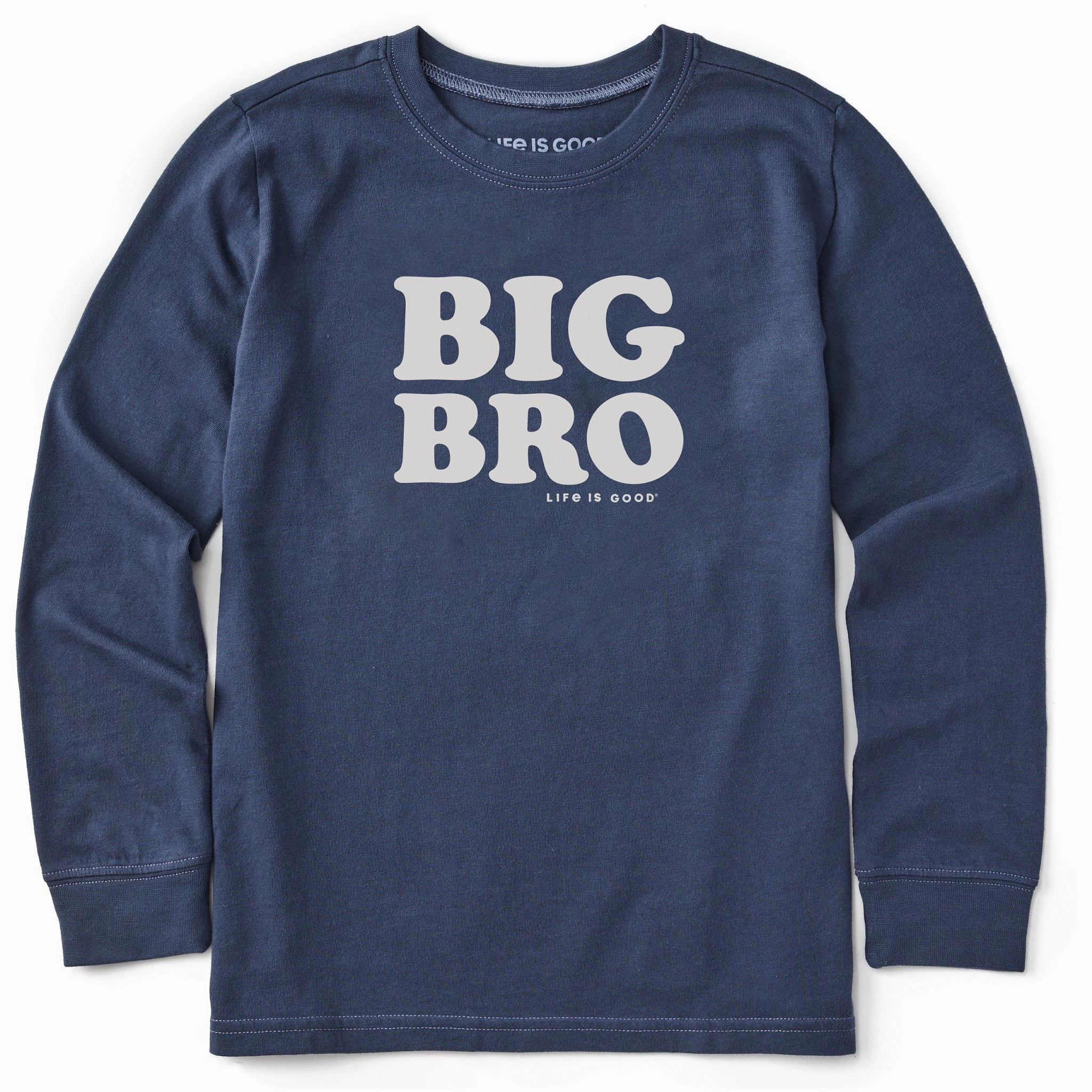 Summer Wardrobe Seasonal Smart Kids Big Bro Long Sleeve Crusher Tee