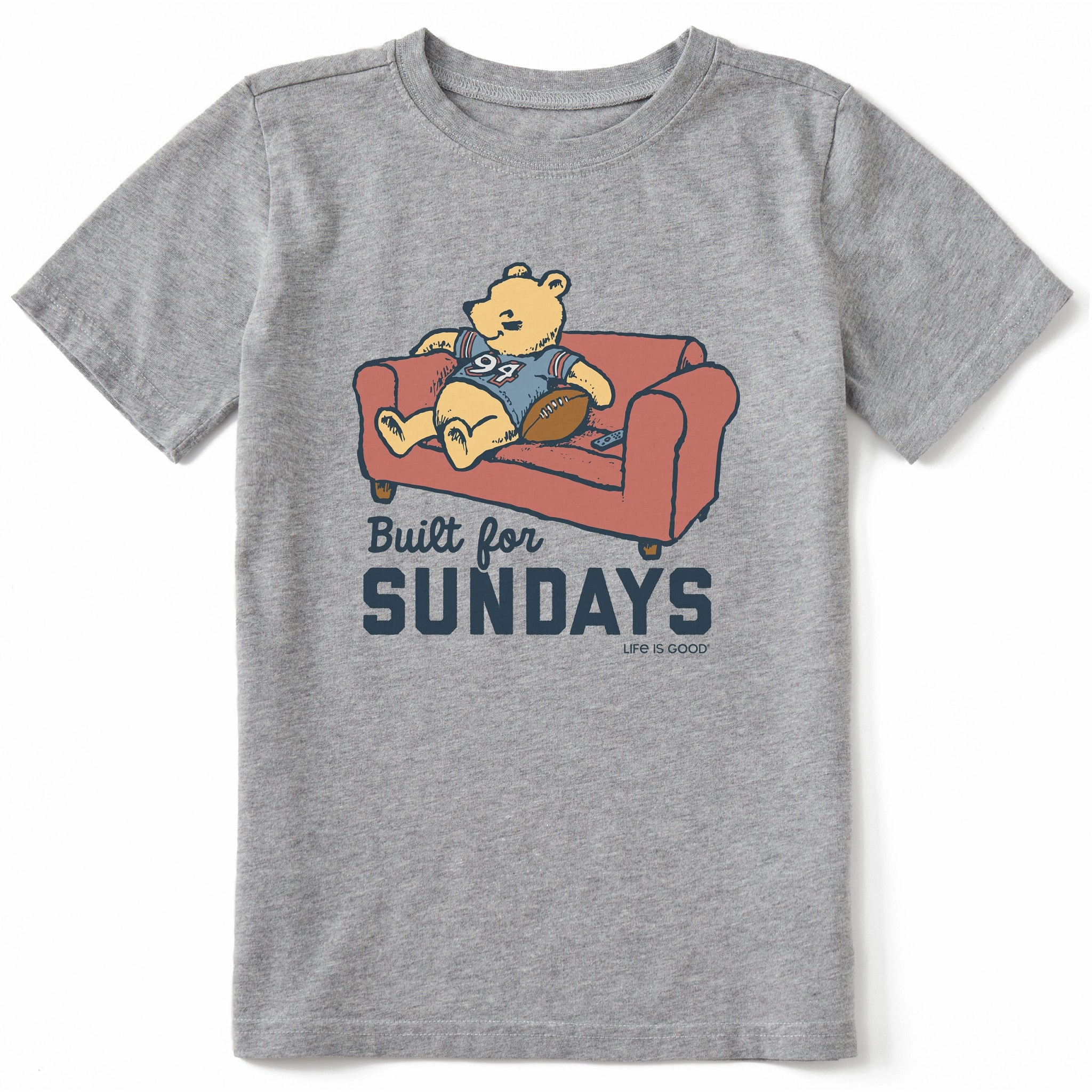 Tight Fit Kids Built for Sundays Short Sleeve Crusher Tee