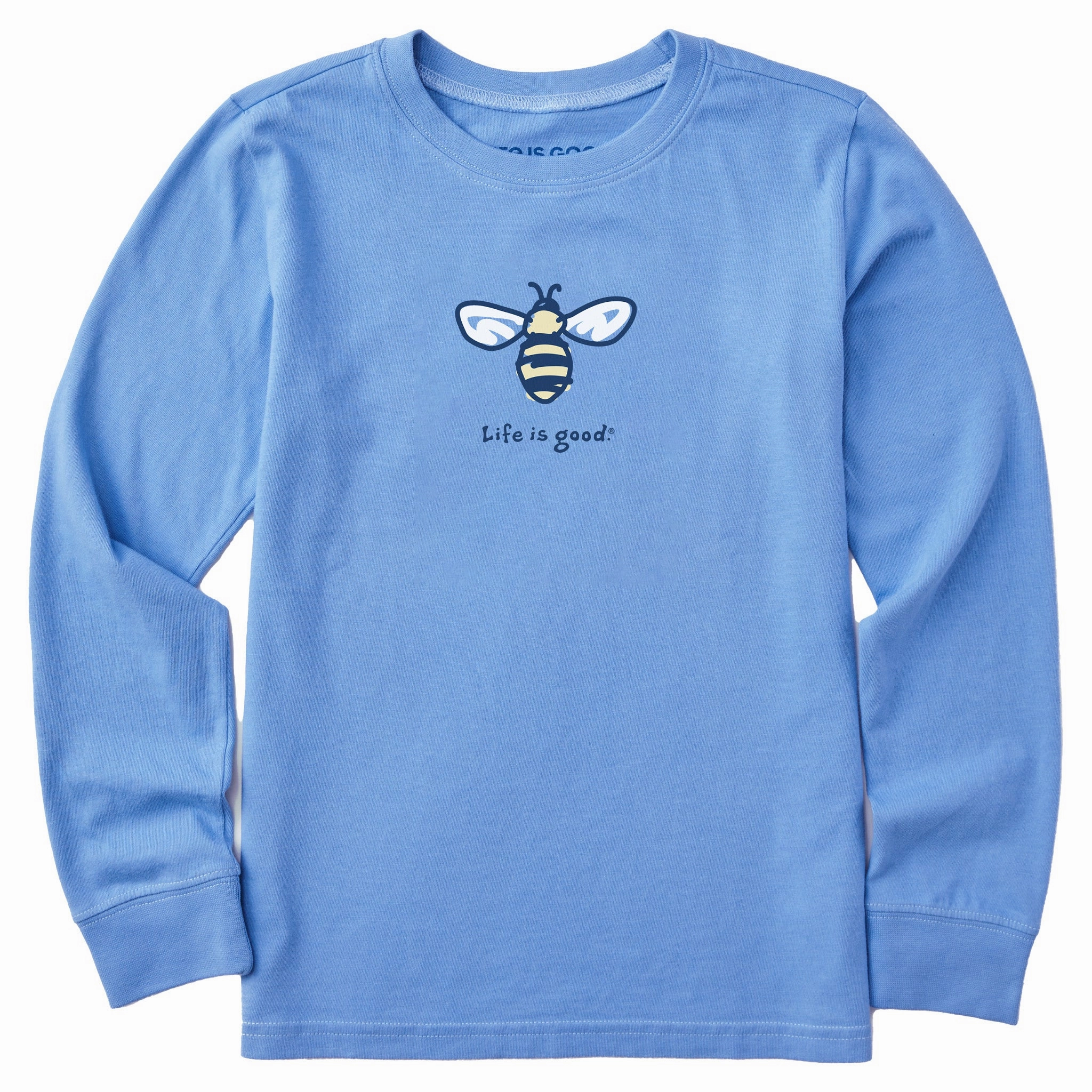 Smooth Look Modern Twist Kids Bumblebee Long Sleeve Crusher Tee