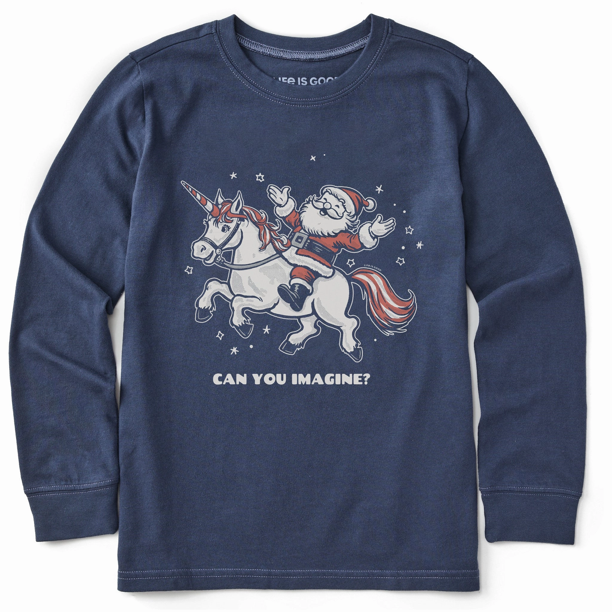 Kids Can You Imagine? Long Sleeve Crusher Tee MultipurposeUse