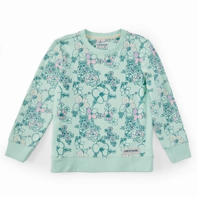 product concert wear energy Kids Floral Garden Pattern Simply True Fleece Crew
