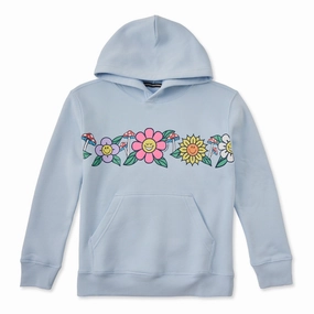 Casual Layer product chambray casualness Kids Flowers and Shrooms Seam to Seam Good Vibes Fleece Hoodie