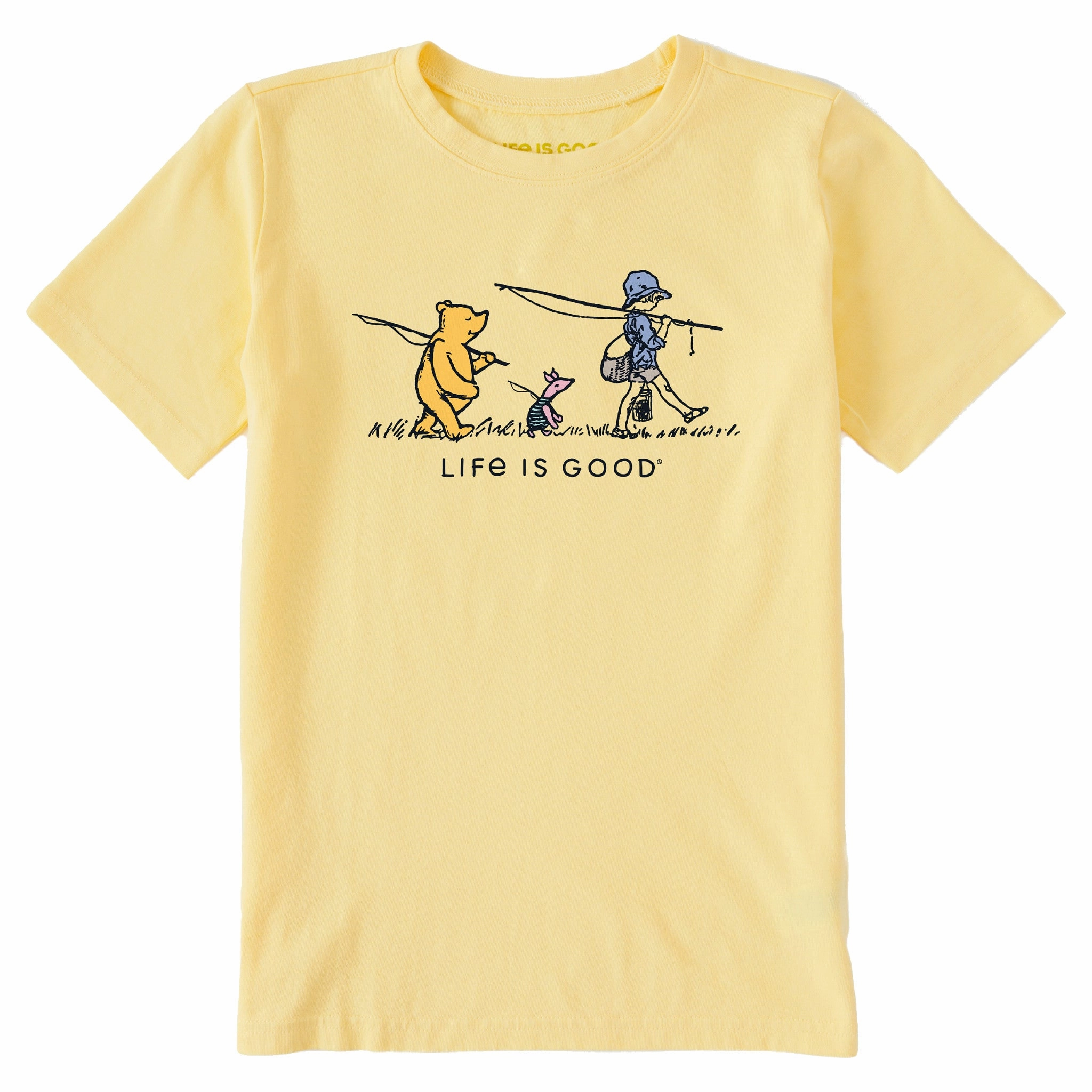Breathable Design Kids Gone Fishin' Winnie Short Sleeve Crusher Tee