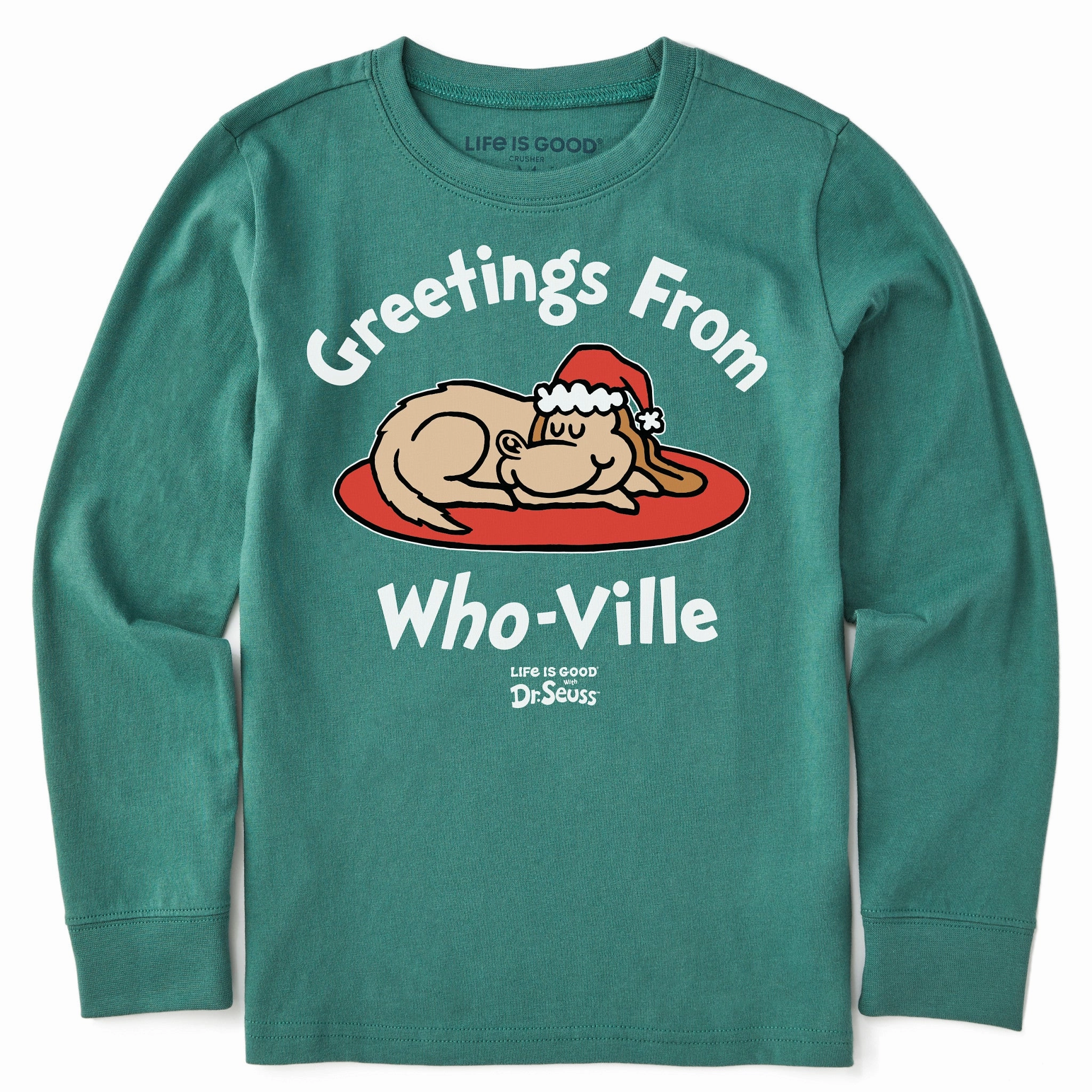 Classic Outfit Style Kids Greetings from Who-Ville Max Long Sleeve Crusher Tee