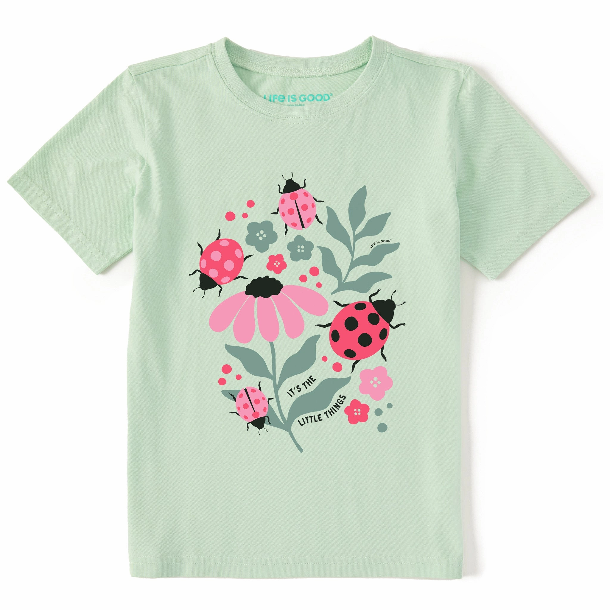 Camping practicality On-the-Go Fashion Kids It's the Little Ladybug Things Short Sleeve Crusher Tee