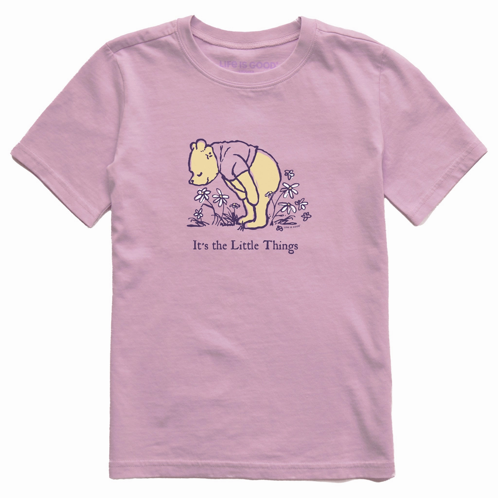 Timeless casual wear Sports Apparel Kids It's the Little Things Winnie Short Sleeve Crusher Tee