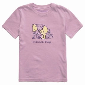 Cool Comfort Weekend Comfort Kids It's the Little Things Winnie Short Sleeve Crusher Tee
