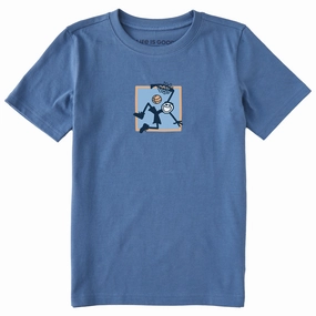 Modern Outfit Kids Jake Basketball Square Short Sleeve Crusher Tee