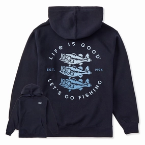 Kids Let's Go Fishing Trio Every Wear Hoodie Sweatshirt Youth Style Branded Look